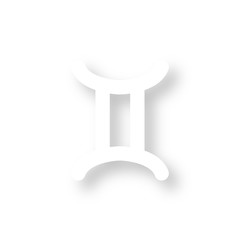 Icon mit Schatten - Zwillinge - Horoskop