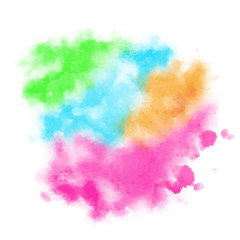 Abstract watercolor digital art painting for texture background