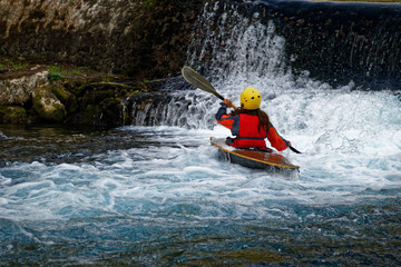 Fototapeta na wymiar Canoë-kayak