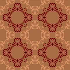 Seamless abstract floral pattern,mandala pattern