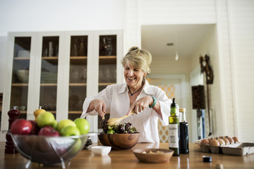 People is cooking in the kitchen