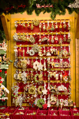 Christmas decorations on the market