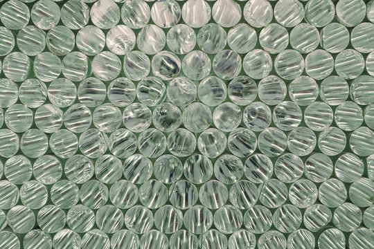 Array of glass discs