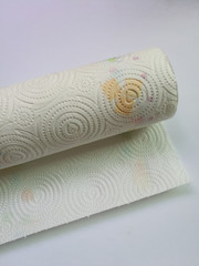 Paper towel roll isolated