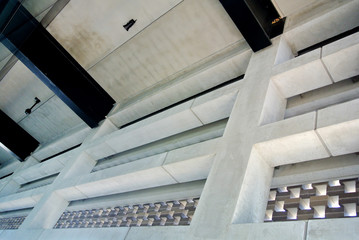 Fototapeta premium concrete structure of a facade