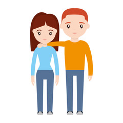 Obraz premium happy couple icon