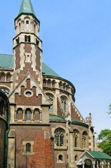 Fototapeta na wymiar Church of Sts Olga and Elizabeth, Lviv