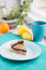 Chocolate orange pie