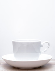 cup for coffee on white background