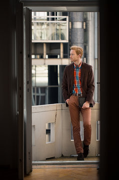 Man on the Balcony