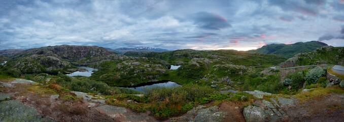 Norway Mountain Sunset