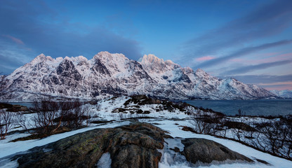 Obraz na płótnie Canvas The Lofoten Islands Norway