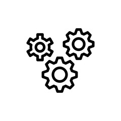 Fototapeta premium Flat line icon