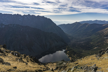 High Tatra Mountains. View from the Szpiglasowy Wierch on the Slovak side.