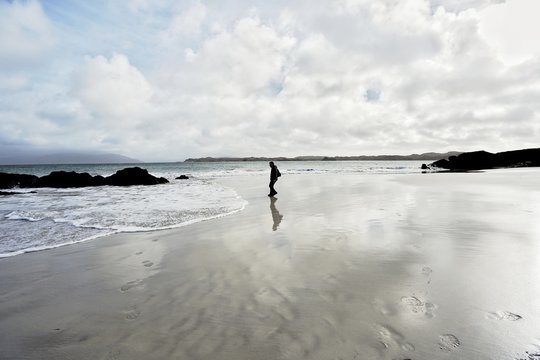 Spiaggia deserta nel nord della scozia