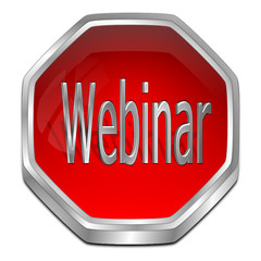 Webinar Button - 3D illustration
