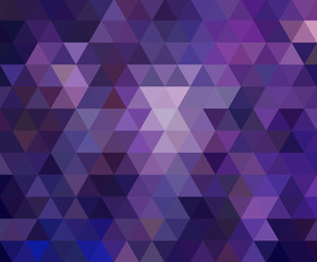 Obraz premium Multicolor dark purple, pink polygonal illustration, which consist of triangles. Geometric background in Origami style with gradient.