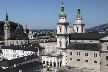 Die Altstadt von Salzburg, Österreich