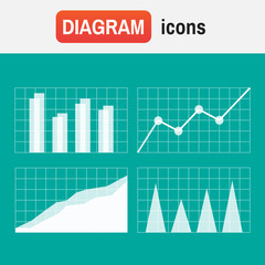 Data analysis signs and financial business