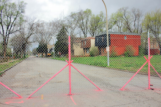 Abandoned Blighted Neighborhood In St. Louis