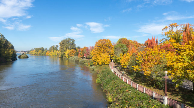 Bike Path by the Willamette