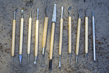 Tools for qualitative cleaning of finds in archeology