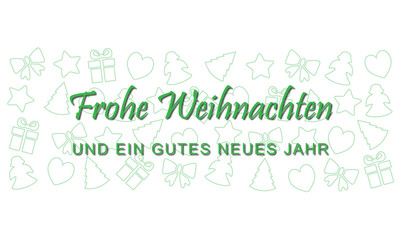 Weihnachten - Grußkarte 