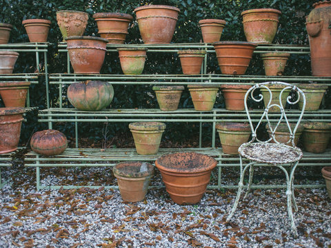 Earthenware Jar in a Row