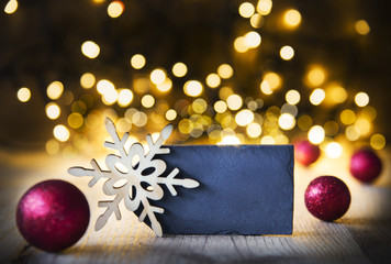 Christmas Background, Lights, Copy Space