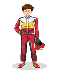 Cartoon of professions-vector drawing-isolated white background