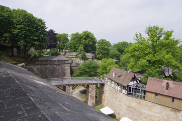 Fototapeta na wymiar ニュルンベルク城の砦