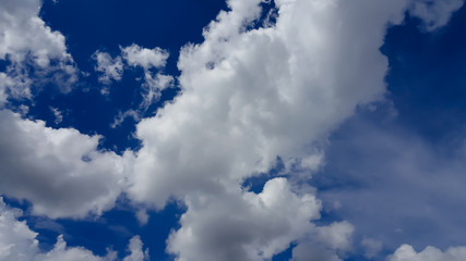 Blue sky with clouds