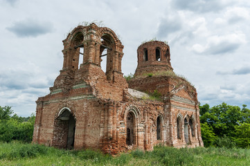 ruined Church in the village Bacino