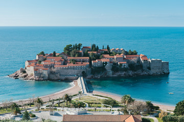 Sveti Stefan island in Montenegro