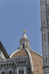 Obraz premium The top of the Duomo of Florence