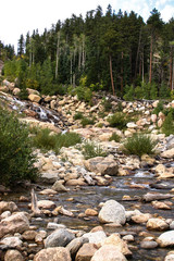 Waterfall in the Rocky Mountains