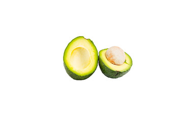 Avocado on a white background
