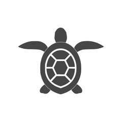 Obraz premium Turtle Icon Flat Graphic Design - Illustration 