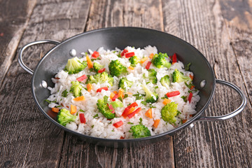 rice with vegetable