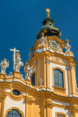 Fototapeta na wymiar Saint Peter and Paul Church at Melk Abbey in Austria