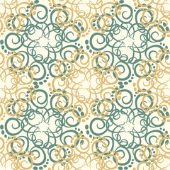 Seamless abstract floral pattern,mandala pattern