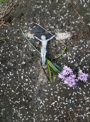 abandoned grave
