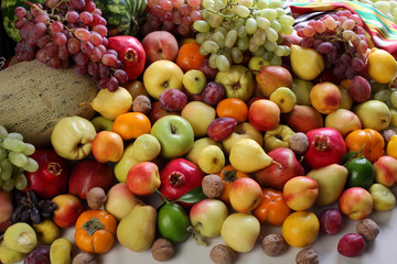 Set of fruit for fun.