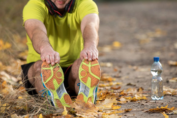 Running stretching
