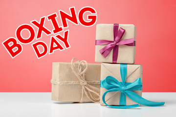 gifts with text boxing day