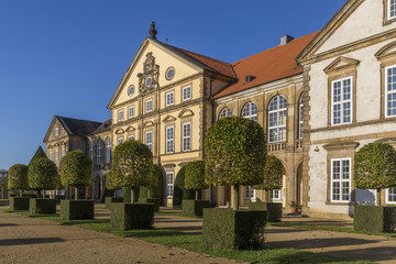 Fototapeta na wymiar Hundisburg Palace and Baroque Garden in Saxony-Anhalt