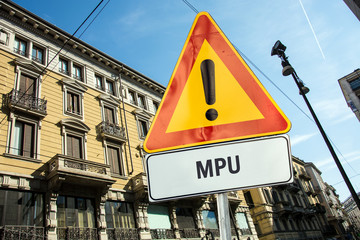 Schild 220 - MPU