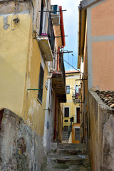 the old town of Pizzo Calabro Italy 