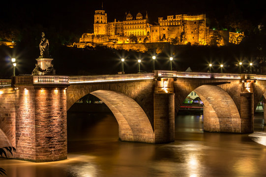 View to castle, Heidelberg, Germany