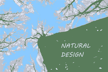 Natural design illustration
